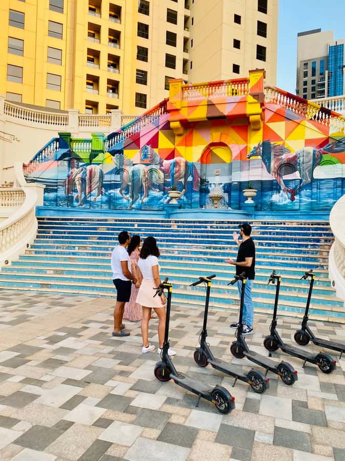 Dubai: E-Scooter Guided Tour of Marina, JBR & Bluewaters - Key points to know before you book