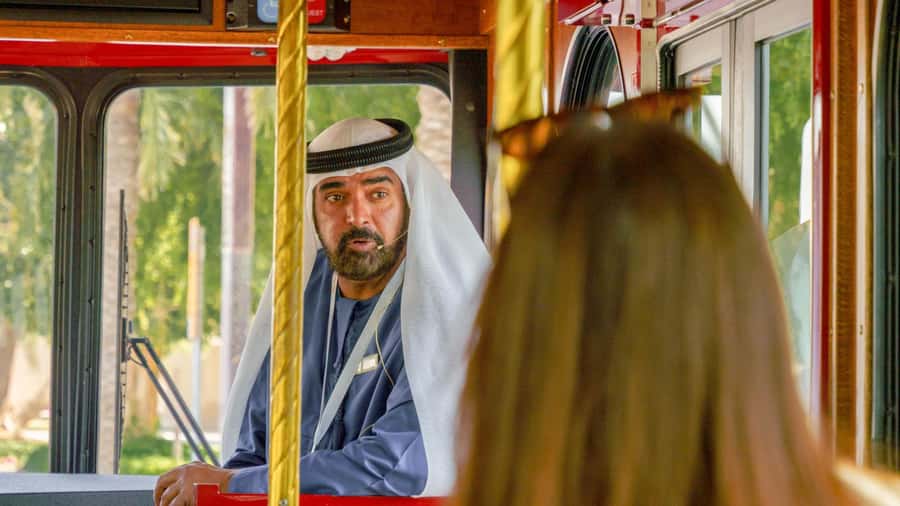 Dubai: Emirati Cultural Experience with Emirati Meal - Riding the Heritage Express trolley