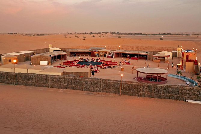 Dubai Evening Desert Safari, Camel Ride, Sandboarding & BBQ Dinner - Dune bashing for 30 to 45 minutes
