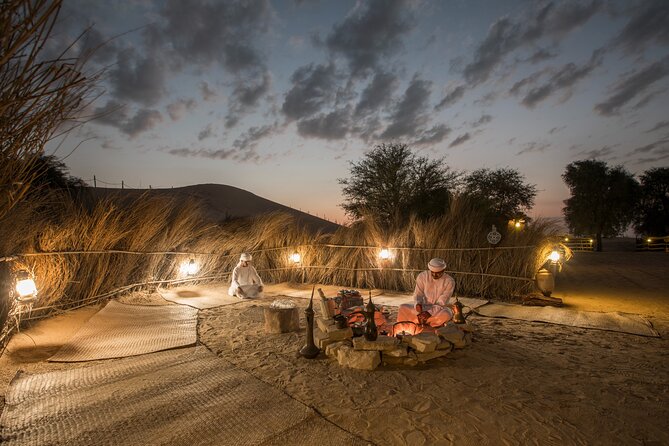 Dubai Evening Heritage Safari by Vintage G Class Al Marmoom Oasis - Bedouin entertainment and stories by the fire