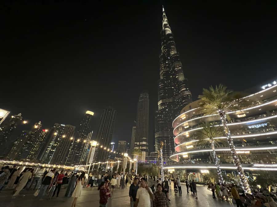 Dubai: Evening Tour and Burj Khalifa Entrance Ticket - Palm Jumeirah and Dubai Marina after dark
