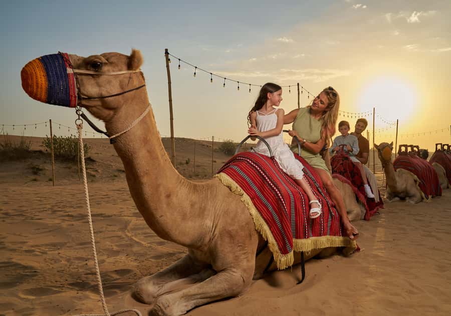 Dubai: Exclusive VIP Desert Safari Dinner with Live Show - Sunset photographs and the optional quad-bike stop
