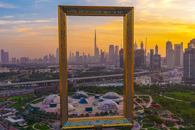 Dubai: Frame Tickets, Creek, Souks & Blue Mosque Guided Tour - The Museum of the Future photo stop