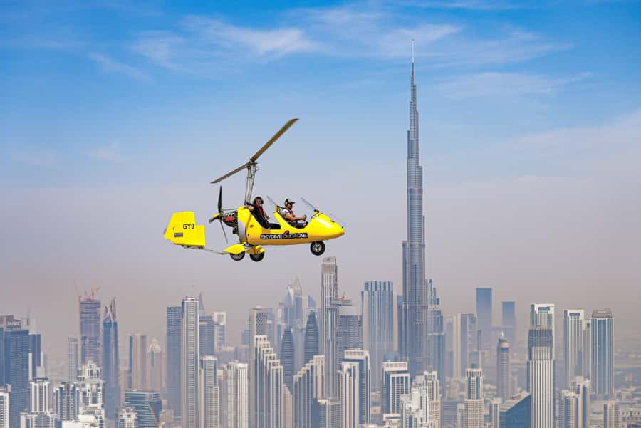 Dubai: Gyrocopter Introductory Flight - Why a gyrocopter gives Dubai a different look