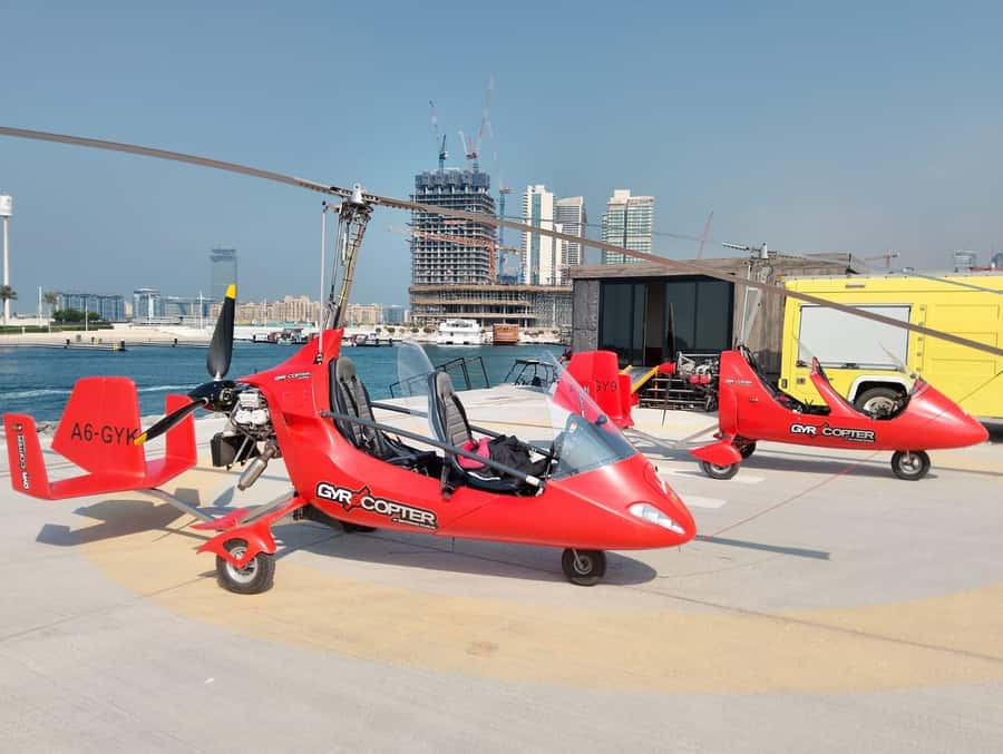 Dubai: Gyrocopter Introductory Flight - Photos, video, and the camera restriction