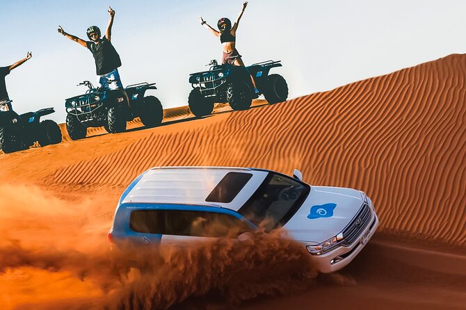 Dubai: Half-Day Desert Safari, Camels, Quad Bike & Refreshments - The air-conditioned tent and the first break