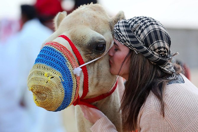 Dubai: Half-Day Desert Safari, Camels, Quad Bike & Refreshments - Sandboarding with a view