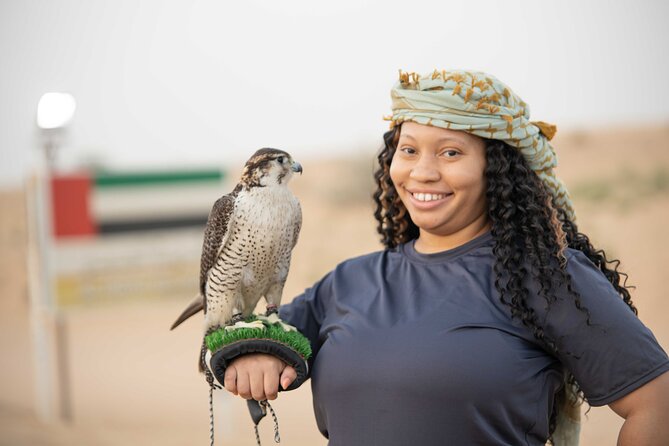 Dubai Half-day Red Dunes bashing with Sandboarding, Camel &Falcon - Camel riding and a slower look at the desert