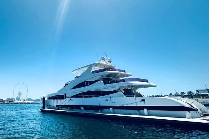 Dubai Harbour Super Yacht Experience with gourmet & Drinks - What the three-hour yacht experience feels like