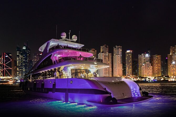 Dubai Harbour Super Yacht Experience with gourmet & Drinks - Dubai Harbour departure and finding the boat