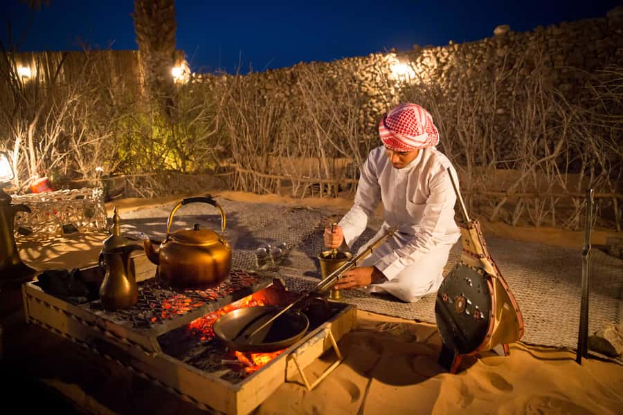 Dubai: Heritage Camel Desert Safari with Traditional Dinner - Emirati dinner under the stars