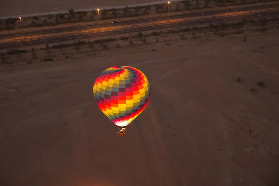 Dubai: Hot Air Balloon, Desert Safari, and Quad Biking Tour - Quad biking in a limited area