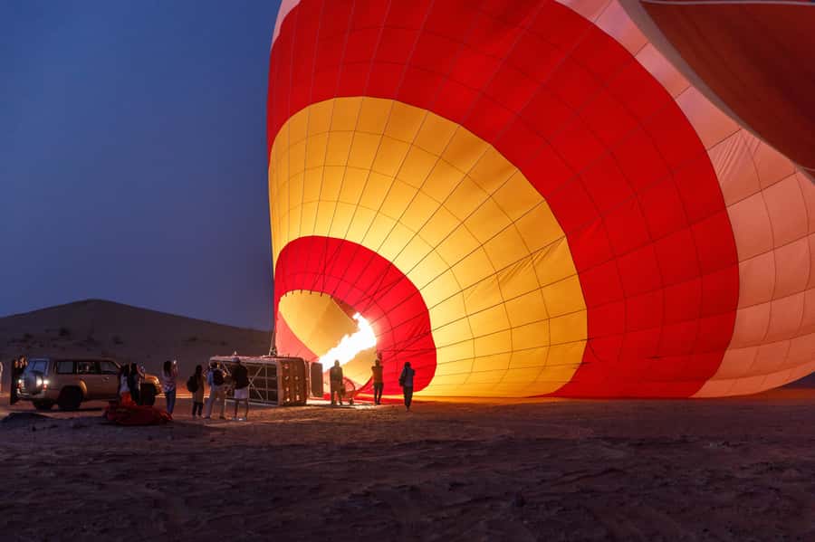 Dubai: Hot Air Balloon Ride & Falcon Show Over the Desert - Key points to know before booking