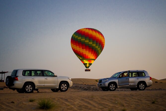 Dubai Hot Air Balloon Ride with Breakfast, Falconry & Camel Ride - How much value do you get for $313?