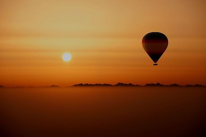 Dubai Hot Air Balloon Sunrise Sightseeing Ride - What the sunrise looks like from the basket