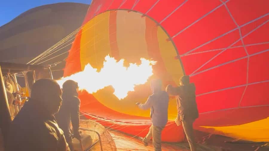 Dubai: Hot Air Balloon with Camel, ATV, & Horse Ride Options - Sunrise above the Arabian dunes