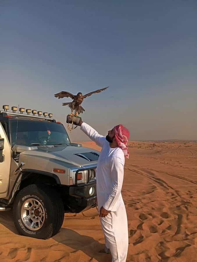 Dubai Hummer Safari Adventure & Traditional Dress Photoshoot - Pickup from Dubai, Sharjah, or Mina Jebel Ali