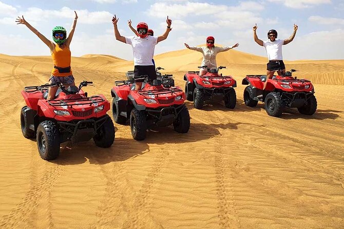 Dubai: Jeep Desert Safari, Camel Ride, and Quad Bike Tour - The Jeep ride gives you the biggest burst of excitement