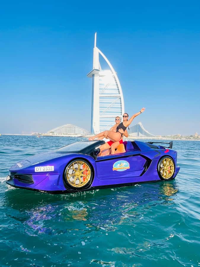 Dubai: Jet car at Burj Al Arab with photos and videos - Meeting BlueSea Water Sport