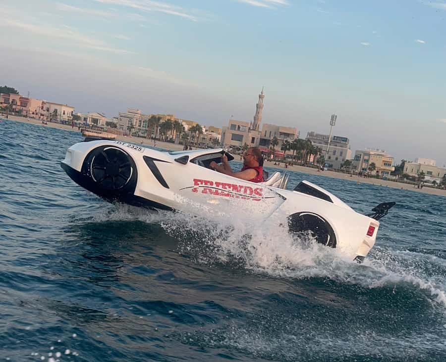 Dubai: Jet Car to Burj Al Arab with Breakfast and Soft drink - Starting at Umm Suqeim Fishing Harbor