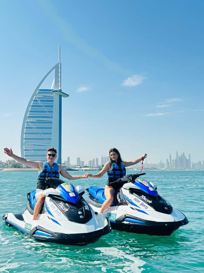 Dubai: Jet Ski 30Min & 30Min Jet Car Burj Al Arab Adventure - Two Ways to Ride the Arabian Gulf