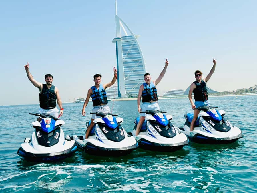 Dubai: Jet Ski 30Min & 30Min Jet Car Burj Al Arab Adventure - What the Guide Adds