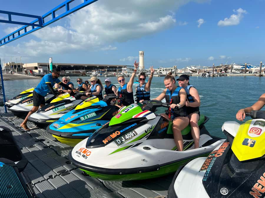 Dubai Jet Ski: Burj Khalifa, Burj Al Arab, Pics & Ice Cream! - Burj Khalifa, Atlantis The Royal, and what you can really see