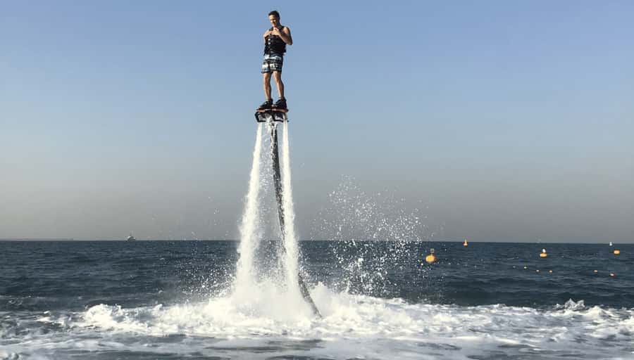 Dubai: Jet ski & Flyboard in Dubai Free Ice Cream - The briefing and jet-ski setup