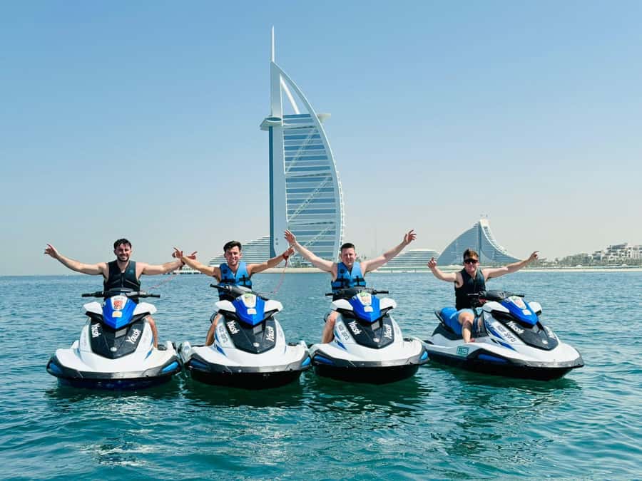Dubai: Jet Ski Tour of Burj Al Arab & Atlantis the Palm - Atlantis The Palm and the Palm Jumeirah view