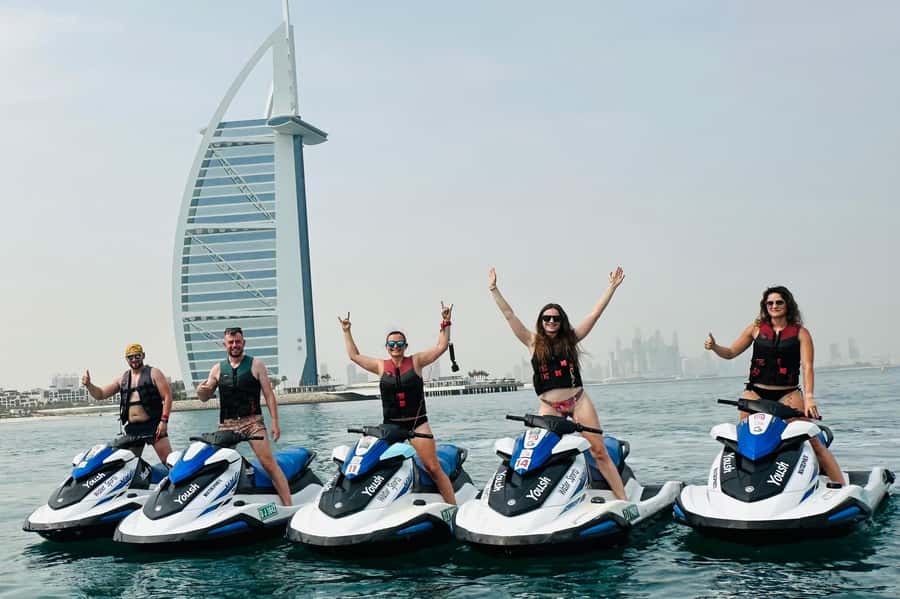 Dubai: Jet Ski Tour of Burj Al Arab with Photos - A short ride with a big Dubai backdrop