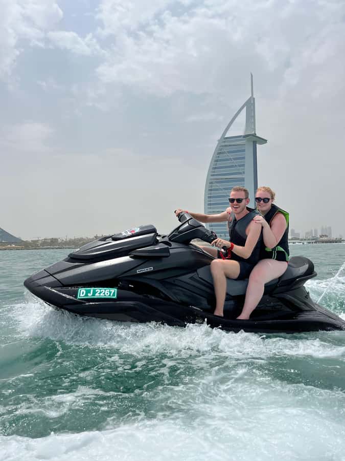 Dubai: Jet Ski Tour To Atlantis Hotel and Burj Al Arab - Finding the Popeye Jetski station