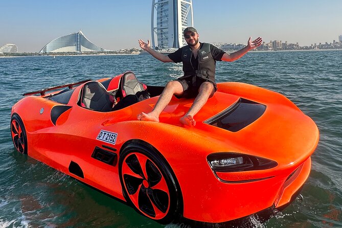 Dubai Jetcar Ride 30 Min + Burj Al Arab View + Free Snacks - The fast run with Burj Al Arab views