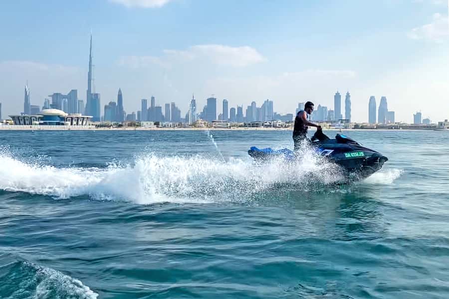 Dubai: Jetski Ride up to 2 People with Photos & Refreshments - Thirty minutes on the Arabian Sea