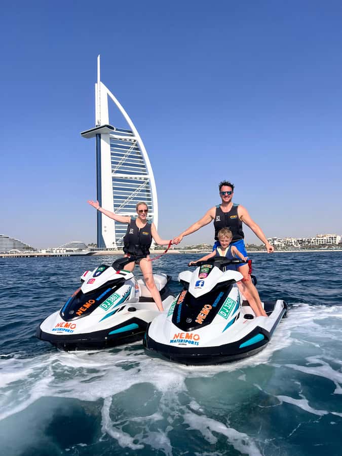 Dubai: Jetski to Burj Arab-Atlantis w Pic, Video & Icecream - Who will enjoy this ride most?