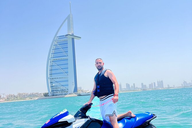 Dubai Jetski Tour of Burj al Arab and Burj Khalifa 45Min. - The Burj Al Arab photo stop