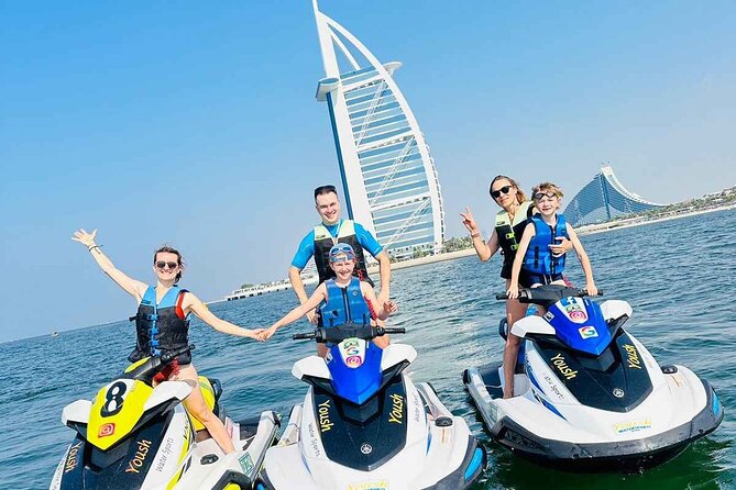 Dubai Jetski Tour of Burj al Arab and Burj Khalifa 45Min. - Jumeirah Public Beach and the coastal hotels