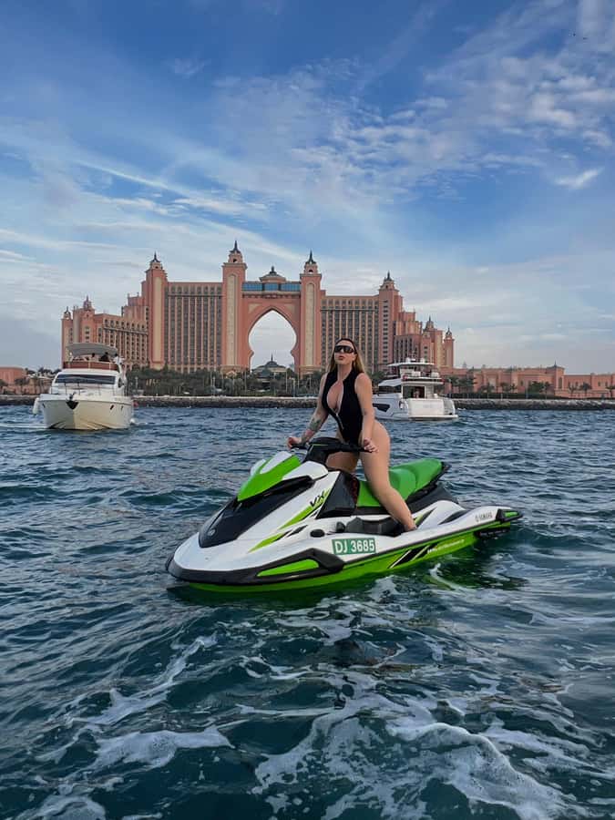 Dubai: Jetski Tour to Dubai Eye, JBR, Palm & Burj Al Arab - The Burj Al Arab photo stop