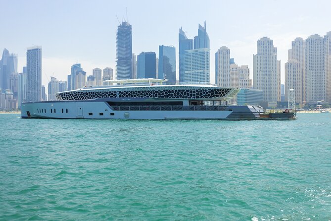 Dubai: Lotus Mega Yacht 3-Hours Dinner Cruise Tour - A night cruise built around Dubai’s best views