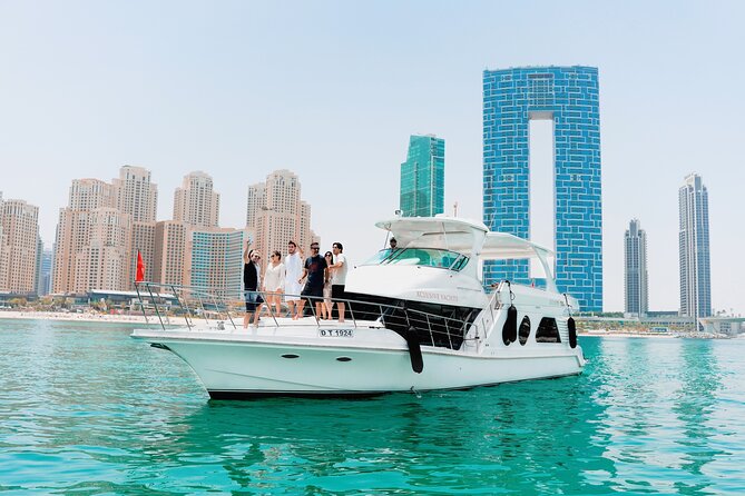 Dubai Marina 1hr Yacht tour with Drinks - The marina canal gives you Dubai’s best first look