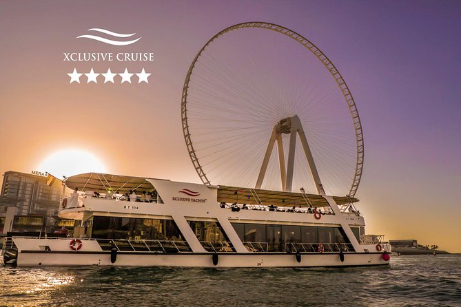 Dubai Marina Dinner Cruise with Live Music & Open Bar - Dinner begins after departure
