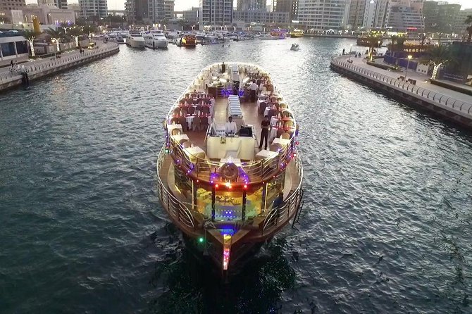 Dubai Marina Dinner Cruise with Live Shows - Hotel pickup sounds easy, but timing matters