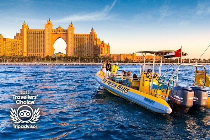 Dubai Marina Guided Sightseeing High-Speed Boat Tour - Meeting The Yellow Boats at Dubai Marina