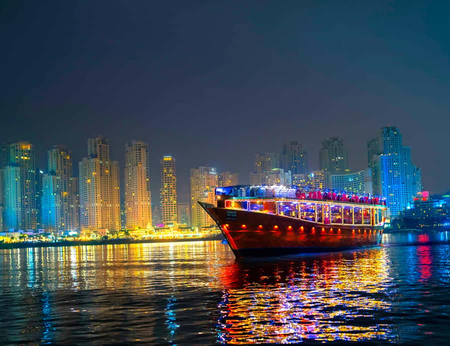 Dubai: Marina Luxury Dhow Dinner Cruise - Pickup from Dubai and the ride to the marina