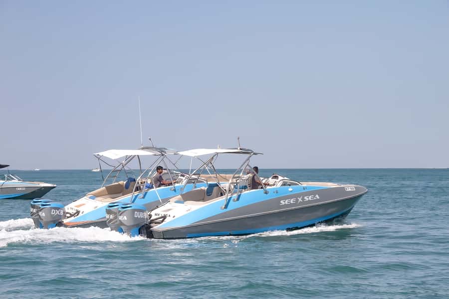 Dubai: Marina Private Boat Tour & Palm Jumeirah Sightseeing - The 80-minute route through JBR and Palm Jumeirah