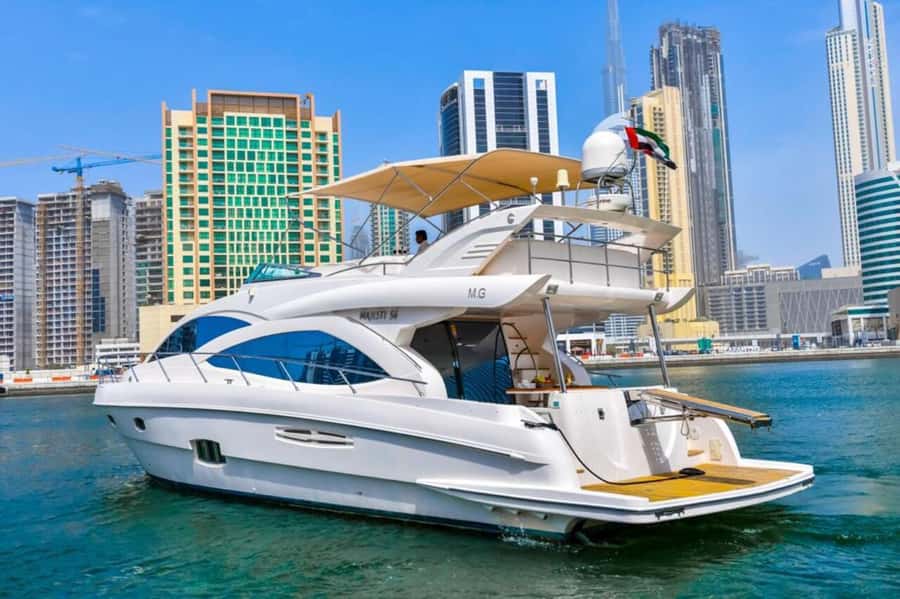 Dubai: Marina Private Luxury Yacht Tour - Leaving Dubai Marina for a yacht-level view
