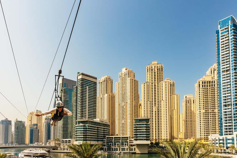 Dubai: Marina Ziplining with Photos, Video and Meal - How the price compares with the experience