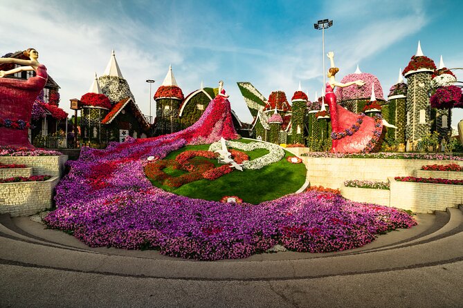 Dubai Miracle Garden Admission Ticket with Hotel Transfer - The flower displays and photo stops