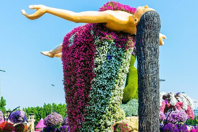 Dubai: Miracle Garden Ticket With Transfer - The flower displays and photo stops
