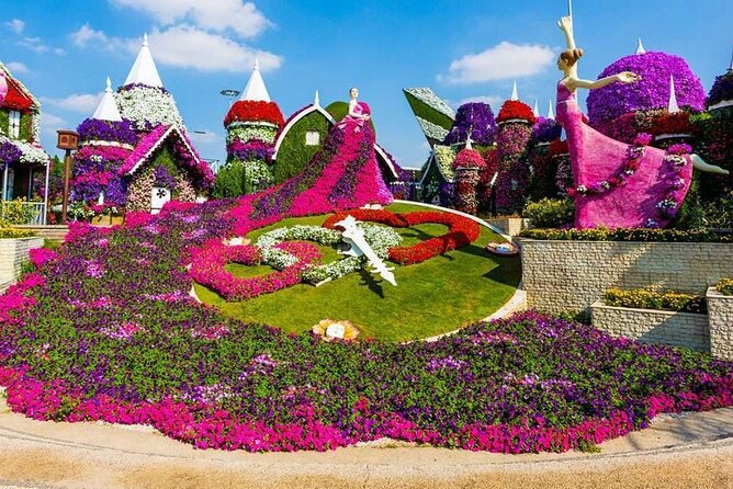 Dubai: Miracle Garden Tickets with Round-trip Transfer - The 30-minute ride from six Dubai pickup areas