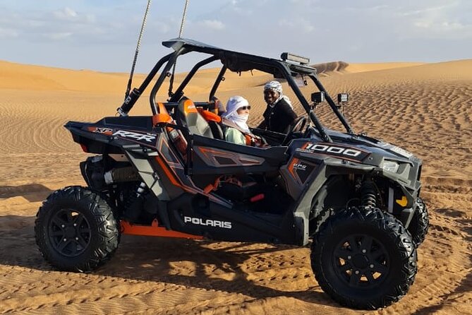 Dubai Morning Buggy Dunes Safari with Sandboarding & Camel Ride - A closer look at the buggy driving
